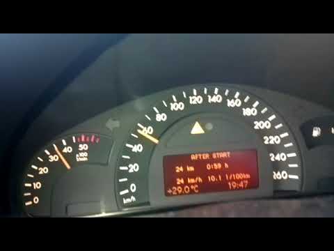 Mercedes W203 200 CDI acceleration 0-140 km/h