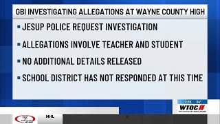 GBI investigating inappropriate contact between teacher and student at Wayne County High School