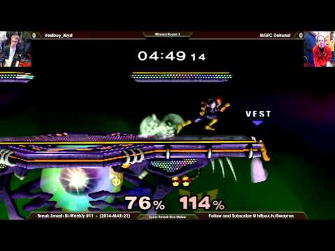 Break Smash #11   SSBM W3   Vestboy Myst VS MGFC Dekunut
