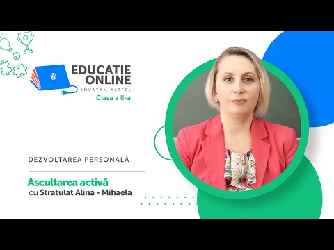 Dezvoltarea personală, Clasa a II-a, Ascultarea activă