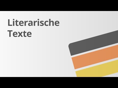 Deutsch: Literarische Texte | Deutsch | Textanalyse und -interpretation