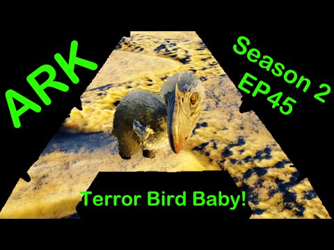 Ark Survival Evolved S2E45: TERROR BIRD MATING / BABY!
