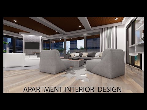 Modern Apartment Interior Design | 3BHK | Office room | Laundry | 30x20m (First Floor)