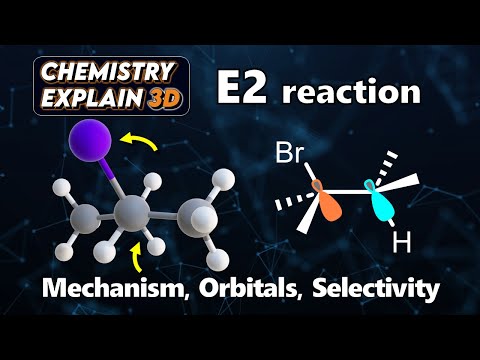 How E2 Elimination Reactions Work (Animation) | Mechanism & Orbitals | Organic Chemistry