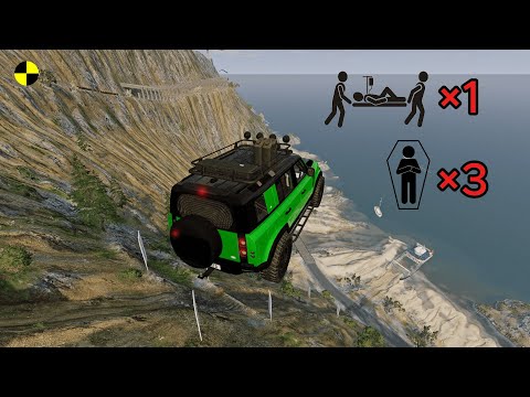 Realistic High-Speed Car Crashes in BeamNG.drive #69 | Ultra Detailed Crash Compilation