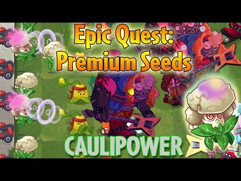 Plants vs. Zombies 2 - Epic Quest: Premium Seeds - Caulipower