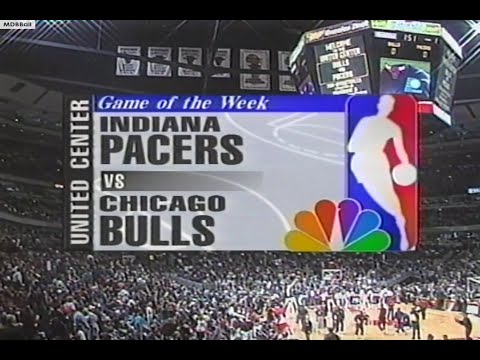 NBA On NBC - Pacers @ Bulls 1996 Down To The Wire!