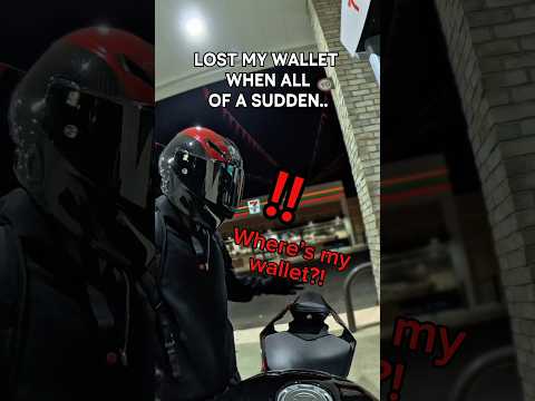 so glad this guy came by. because where’s my wallet?!? #biker #motorcycle #biketok