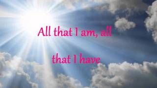 Lord I offer you my life(Hillsong)Lyrics