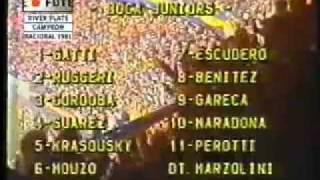 River Campeon Nacional 1981 Parte 1