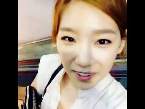 [Video] 140817 Taeyeon (SNSD) funny moment on Instagram account
