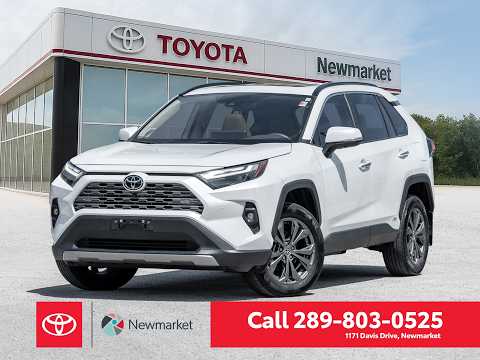 2025 Toyota RAV4 Hybrid Limited AWD in White for sale at Newmarket Toyota in Newmarket, ON