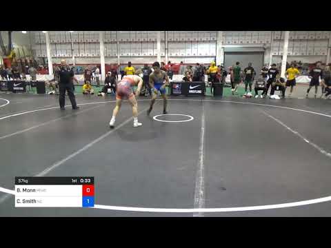 57 Kg Consolation - Benjamin Monn, Patriot Elite Wrestling Club Vs Caleb Smith, North Carolina D5e