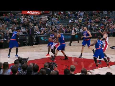 DeRozan's Slick Behind-the-Back Dish!