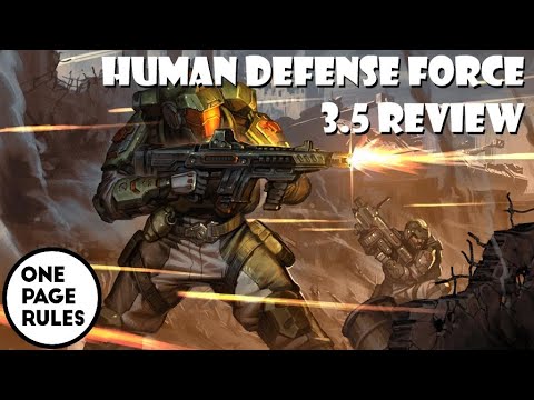 Human Defense Force Review: One Page Rules 3.5