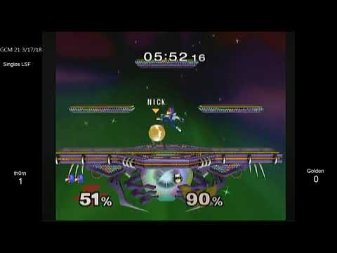GCM 21 SSBM - th0rn (Falco) vs. Golden (C. Falcon) - Melee LSF