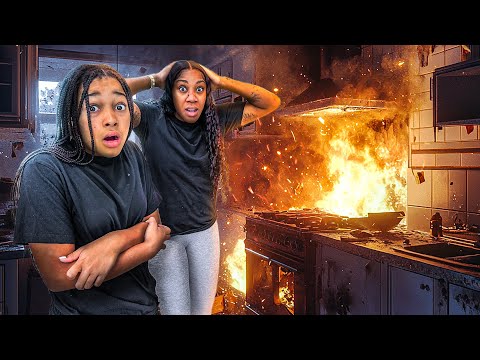 She ALMOST BURNED DOWN our HOUSE 🔥