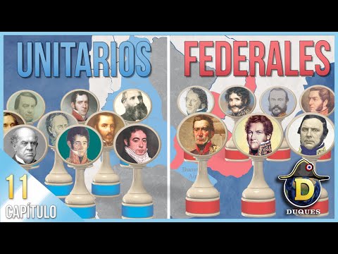 Unitarians and Federalists 🔵⚔️🔴 SUMMARY - Series: Argentine History 🇦🇷