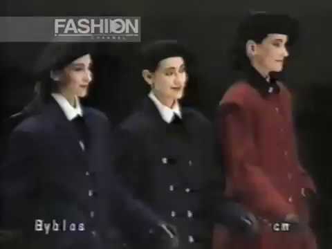 "Byblos" Autumn Winter 1987 1988 Milan Pret a Porter Woman by Canale Moda