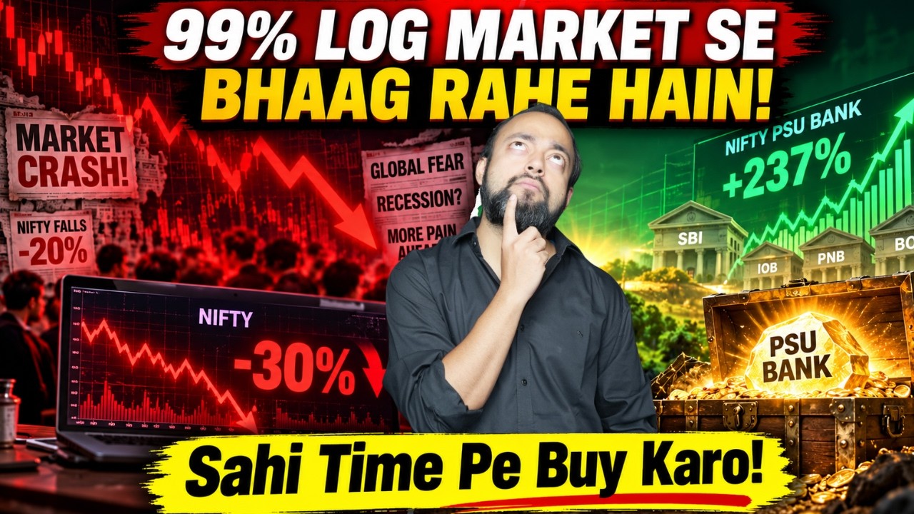 Market Crash Me Paisa Kaise Banaye?  Contra Investing Strategy Explained!