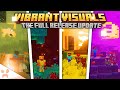ALL DIMENSIONS UPDATED BRAND NEW BIOME OVERHAULS Minecraft Vibrant Visuals Update 1 Out Now