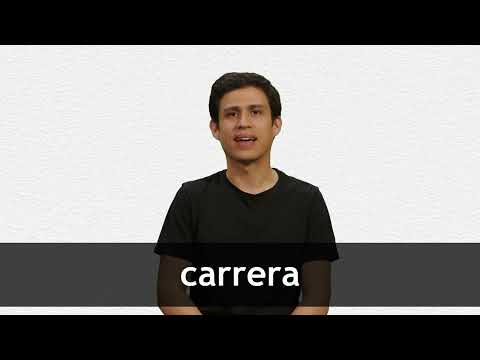 How to pronounce CARRERA in Latin American Spanish