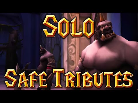 Classic WoW Hunter: Solo Dire Maul Tribute (Not So Safe Run)