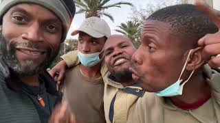 Wow! Namibia shows their culture dance and singing.