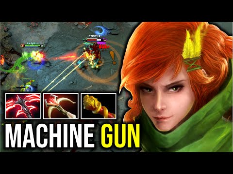 MACHINE GUN..!! Desolator LVL 2 Windranger Focus Fire 7.25 | Dota 2