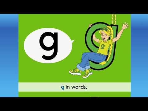 Letterland Phonic Compilation: Alphabet Letter G Stories, Songs, & Writings.