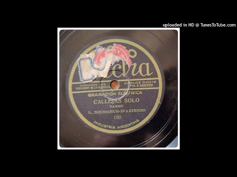 Callejas solo-Típica D'Arienzo-1928