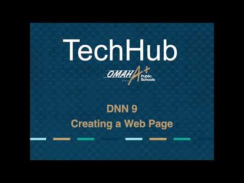 Creating a Web Page