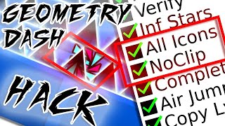 2022 Geometry Dash Hack - NoClip, all icons, verify, complete, air jump, ... [2022 WORKING]