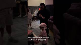 The Weeknd Meets Young Fan With Cancer 🥲