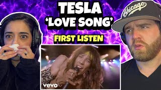 Our First Time Reaction to: Tesla - Love Song | WHERE DID THIS BAND COME FROM?!
