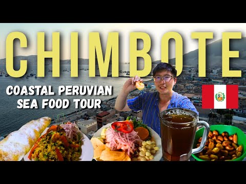 PERUVIAN 🇵🇪 SEAFOOD 🦐 HEAVEN! CEVICHE, SEAFOOD RICE, EMOLIENTE + MASSIVE CHURROS in CHIMBOTE, PERU!