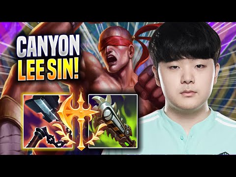 CANYON IS A BEAST WITH LEE SIN! - DK Canyon Plays Lee Sin JUNGLE vs Kayn! | Season 2022