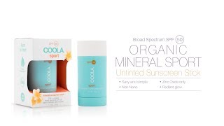 COOLA Mineral Sport SPF 50 Untinted Sunscreen Stick