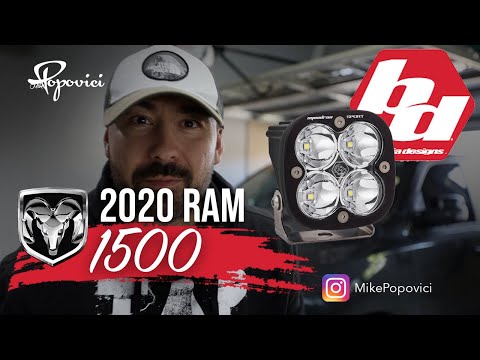 Installing Baja Designs Squadron Sport A Pillar Lights with ZROADZ brackets on my 2020 RAM 1500