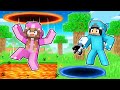 Using PORTALS To Prank My Friends In Minecraft! DEFAULT Thumbnail