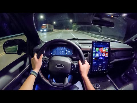 2022 Ford Expedition Limited - POV Night Drive (Binaural Audio)