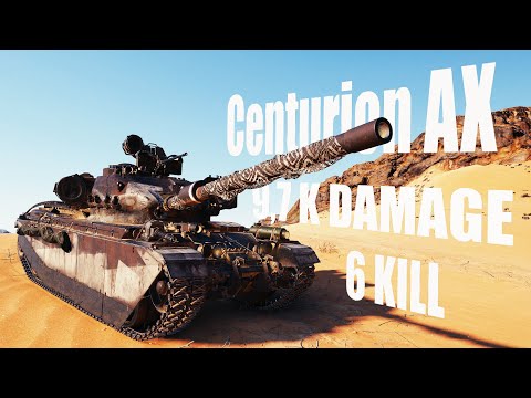Centurion Action X Sand War 6 Kills 9,7 K Damage World of Tanks