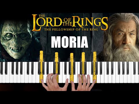 Dwarrowdelf - The Lord of the Rings - Piano Cover & Tutorial