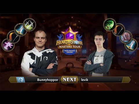 Bunnyhoppor vs levik - Swiss Round 7 - Hearthstone Masters Tour Online: Asia-Pacific