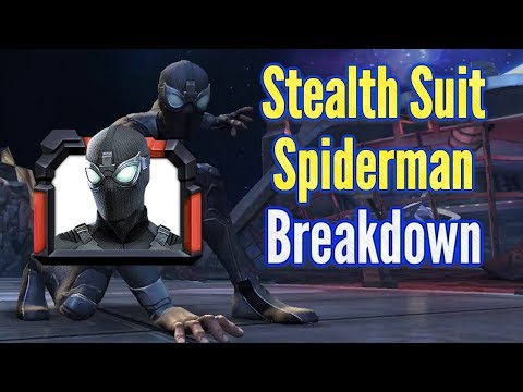 Stealth Suit Spiderman Breakdown