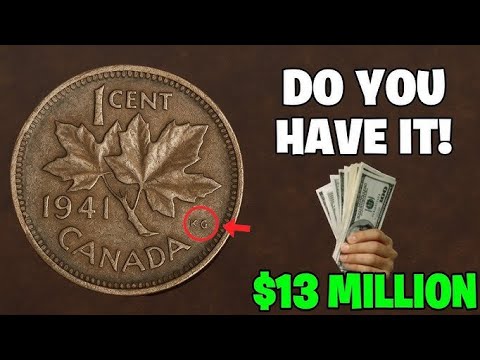 DO you have these Top 10 Most Valuable Canada 1 cent coins worth A lot of money -Coins Worth money!