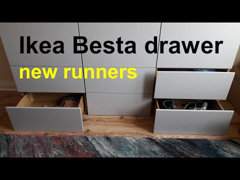 Ikea push open drawer installation and adjustment