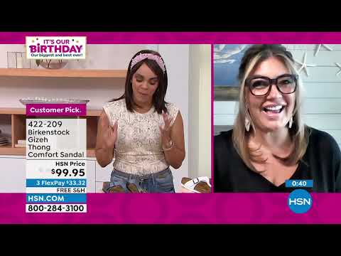 HSN | Birkenstock Footwear Celebration - All On Free Shipping 07.05.2022 - 12 PM