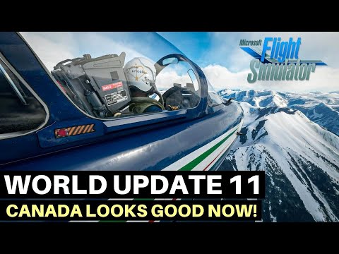 MSFS | WORLD UPDATE 11 | CANADA | THE GREAT WHITE NORTH