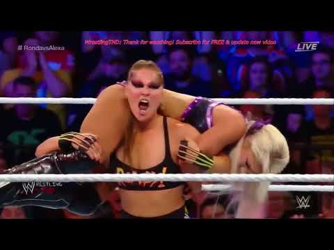 Ronda Rousey thoroughly thrashes Alexa Bliss  SummerSlam 2018   full HD